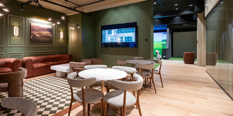 Lysplanlegging for treningssenter og golf lounge. Øk opplevelse og oppholdstid