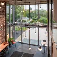 Haraldsheim Vandrerhjem Belysning hotell lobby