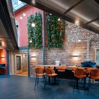 Haraldsheim Vandrerhjem Belysning hotell lobby