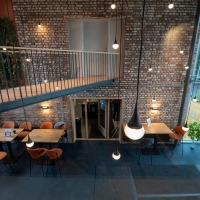 Haraldsheim Vandrerhjem Belysning hotell lobby