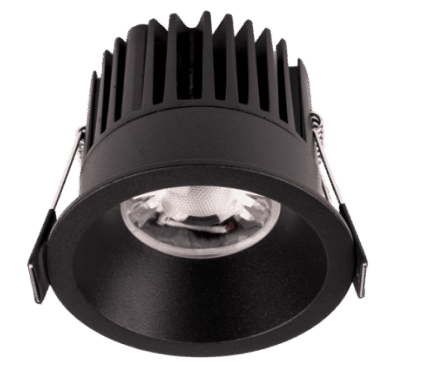 Downlight Effekt 7W Fargetemperatur 2000-3000K Ra-index > 90 Lumen 620 lm Driftspenning 220-240 V Frekvens 230/50-60 Hz Driver Elektronisk Beskyttelsesgrad IP54 Beskyttelsesglass Inkludert Reflektor spredning 38° Farger Hvit, Sort Kjøle metode passiv Dimbar Triac og DALI