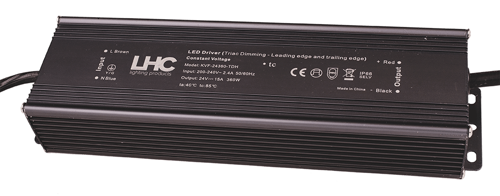 360W 24VDC IP66Konstant spenning