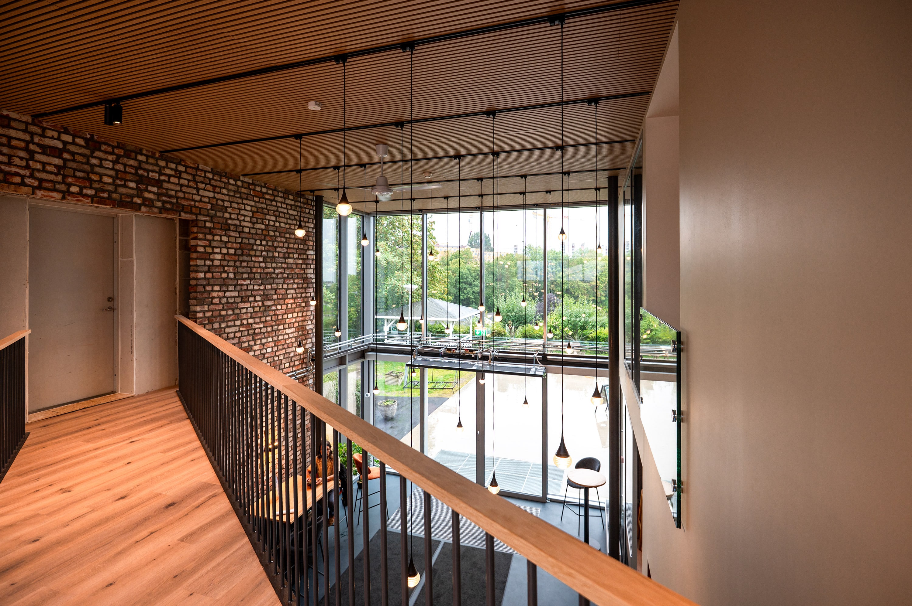 Haraldsheim Vandrerhjem Belysning hotell lobby