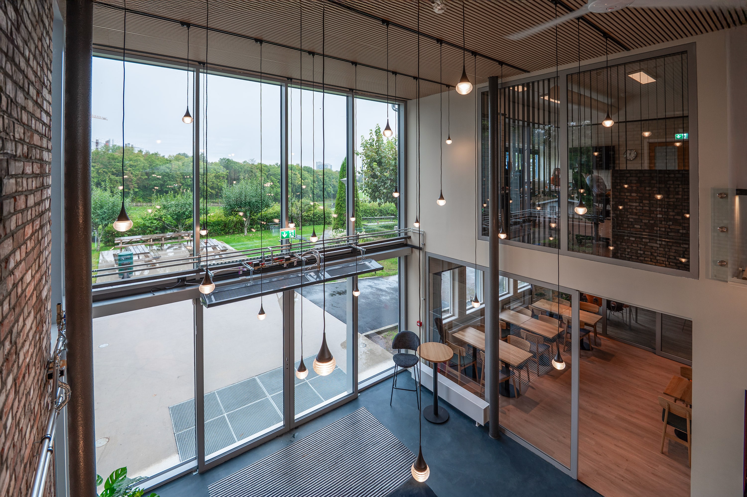 Haraldsheim Vandrerhjem Belysning hotell lobby