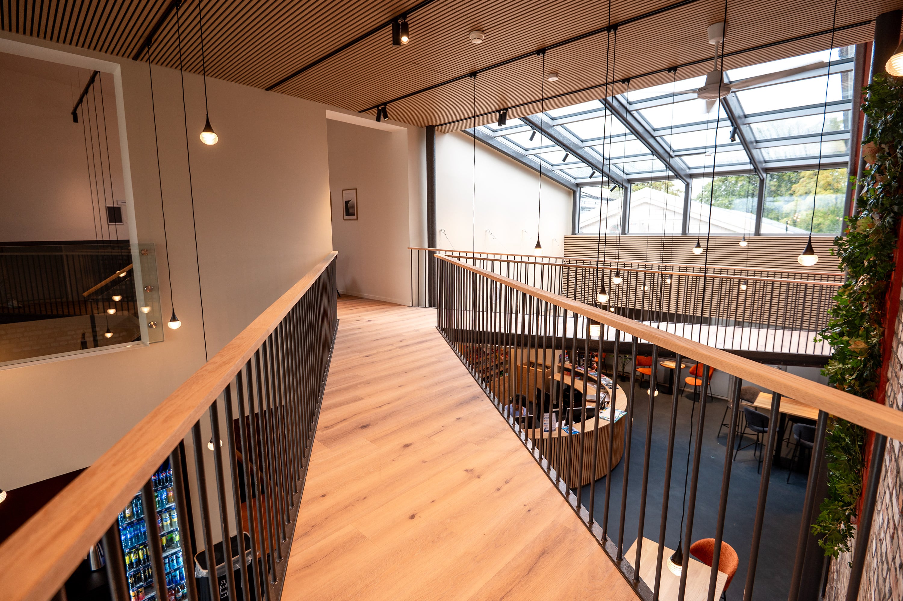 Haraldsheim Vandrerhjem Belysning hotell lobby