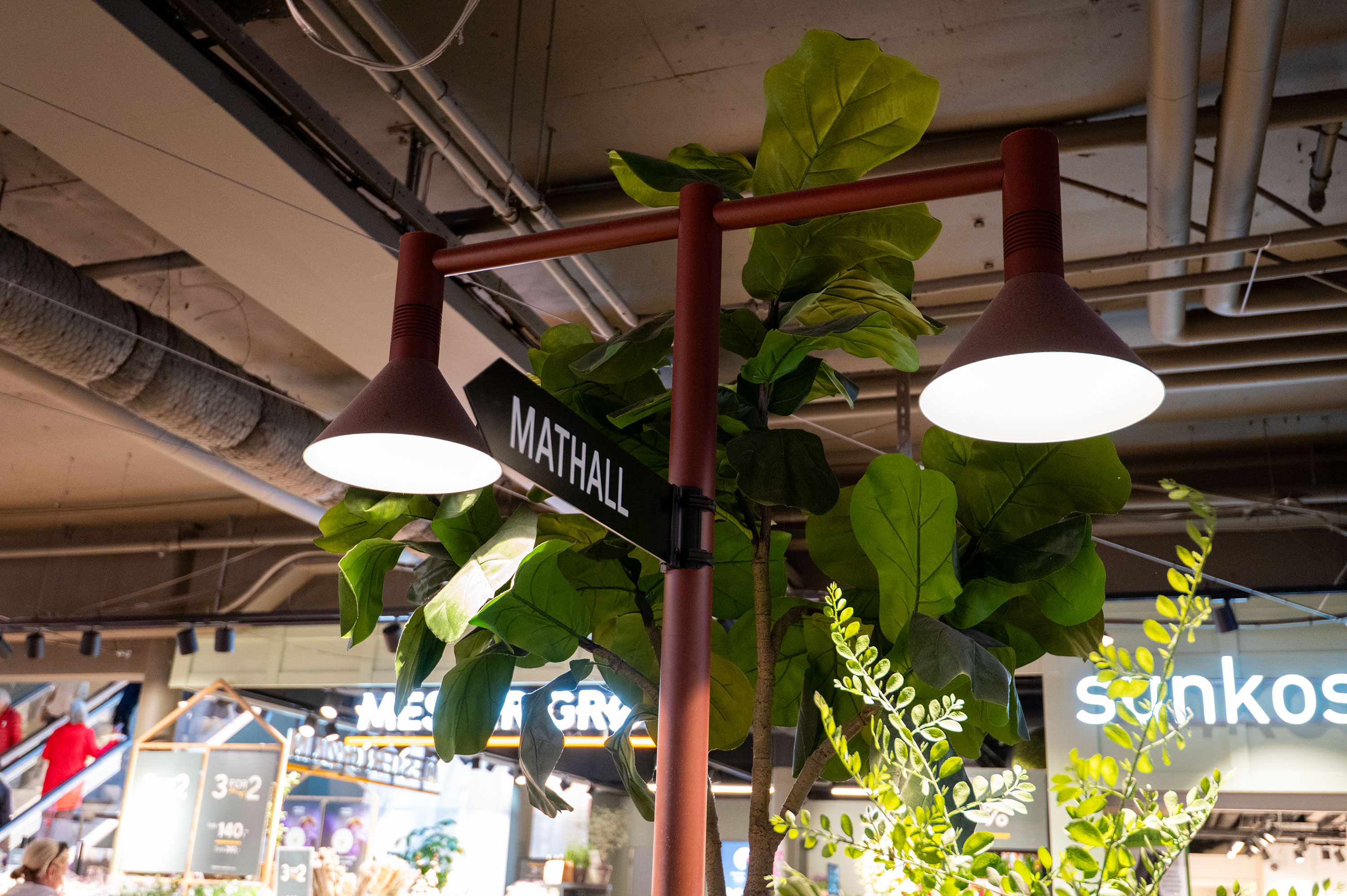 Trekanten senter Asker Spesial designet lampe 1